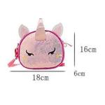 Eenhoorn Crossbody Tas Eenhoorn Pailletten Crossbody Portemonnee Kleine Meisjes Schoudertas, Paars
