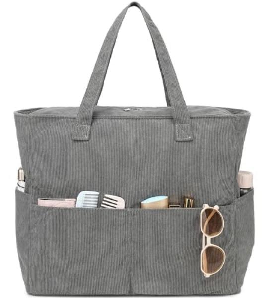 grote strandtas met ritssluiting, voor dames, waterdichte schoudertas, draagtas, shopper, ondoordringbaar voor zand, met ritssluiting, zwembad, fitness, familie-reistas