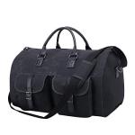 CHDWEY Umhängetaschen für Herren Handtasche Canvas Tasche Multifunktionale Große Kapazität Gepäcktasche(Black)