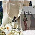 Draagtas, Draagtassen Dames, Boodschappentas, Schoudertas Stoffen Tas, Katoenen Tas, Jute Tas, Met Vintage Print, Canvas Tote Bag om te winkelen School