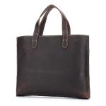 CHDWEY Umhängetaschen für Herren Handgemachte erste Schicht aus Leder Aktentasche Computertasche Crazy Horse Messenger Bag Retro Schulterdiagonale Tasche