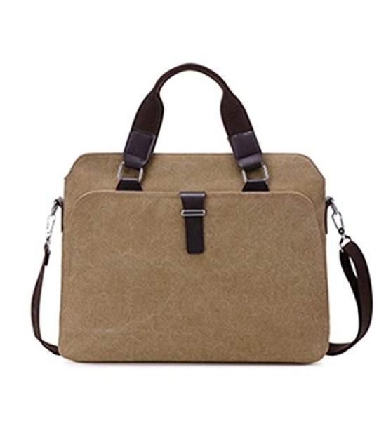 CHDWEY Umhängetaschen für Herren Einfache Aktentasche Tasche Herrenmode-Leinwand-Schulter-Messenger Bag