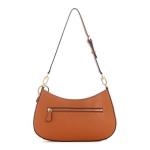 Noelle Top Zip Schoudertas, Damestas, One Size, Light cognac, Eén maat