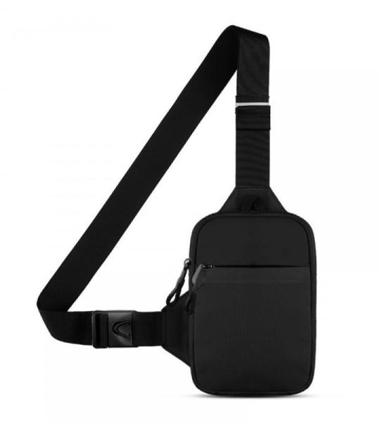 DONGKER Kleine schoudertas, waterdichte sling chst crossbody tas, schoudertas, borstzak om te hangen, klein, voor heren, dames, jongeren