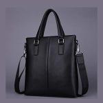 CHDWEY Umhängetaschen für Herren Leder Mann Tasche Schulter Umhängetasche erste Schicht von Ledertaschen Casual Wear Volltonfarbe Geschäftsdokumente