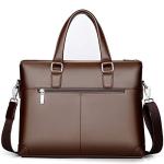 CHDWEY Umhängetaschen für Herren Business-Computer-Tasche des Ledermänners Handtasche Handtasche Aktentasche