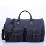 CHDWEY Umhängetaschen für Herren Handtasche Canvas Tasche Multifunktionale Große Kapazität Gepäcktasche(Blue)