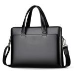 CHDWEY Umhängetaschen für Herren Herren 14-Zoll-Laptop-Tasche Aktentasche Geschäftsleute Handtasche Schultertasche Messenger Bag(915Black)