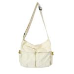 Chirest Messenger-tas, grote hobo-schoudertas met meerdere zakken, canvas schoudertas voor dames en heren