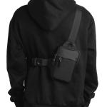 DONGKER Sling Chest Crossbody Bag, waterdichte lichte borstzak, sling schouderrugzak voor heren en dames