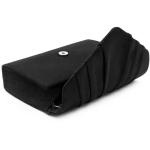 Clutch Dames, Elegante Clutch Suede Leder Envelop crossbody klassieker avondtassen (Zwart)