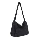 EVEOUT Puffer schoudertas voor dames, grote gewatteerde schoudertassen, lichte puffy tote shopper, gewatteerde schoudertassen, draagtas, werktas, zwart