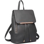 Rugzak Vrouwen Kleine Waterdichte Rugzak Stad Rugzak Rugzak Vrouwen Moderne Rugzak Vrouwen PU Leer Voor Reizen Werk School, Grijs, Eén maat, Casual