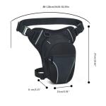 Waterdichte motortas, waterdichte beentas, dijheuptas met beenriem, heuptas voor buiten, fietsen, motorfiets, heuptasje voor mannen en vrouwen (kaki)