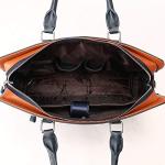 CHDWEY Umhängetaschen für Herren Ledermann Tasche Herrenhandtasche Querschnitt Umhängetasche Business Casual Ledertasche Messenger Dokumente