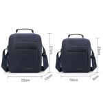 CHDWEY Umhängetaschen für Herren Männer Handtasche Nylon Männer Umhängetasche Reine Farbe Casual Crossbody Tasche for Männliche Geschäftsreisen Multifunciton Männer Tasche(