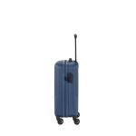 Travelite Koffer met 4 wielen, 3-delig, maten L/M/S, bagage serie Bali: ABS hardshell trolleys, blauw, Harde handbagage trolley met 4 wielen