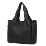CHDWEY Umhängetaschen für Herren Frauen Sport Fitness Bag Oxford Yoga Gym Reise Duffle Handtasche wasserdichte Große Kapazität Schulter Wochenende Tasche Yoga Matte Tasche(Blac