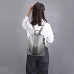 Vrouwen Rugzakken Klein Anti-diefstal Handtas Casual Dagrugzak voor Meisje (Grijs)