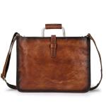 Zakelijke heren aktetas heren tas retro diagonaal tas handtas casual schoudertas (A 37 x 28 cm)