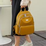 Dames Rugzakken Portemonnee Waterbestendig Multi-Pocket Casual Daypacks Schoudertas voor Dames Meisjes, goud, M