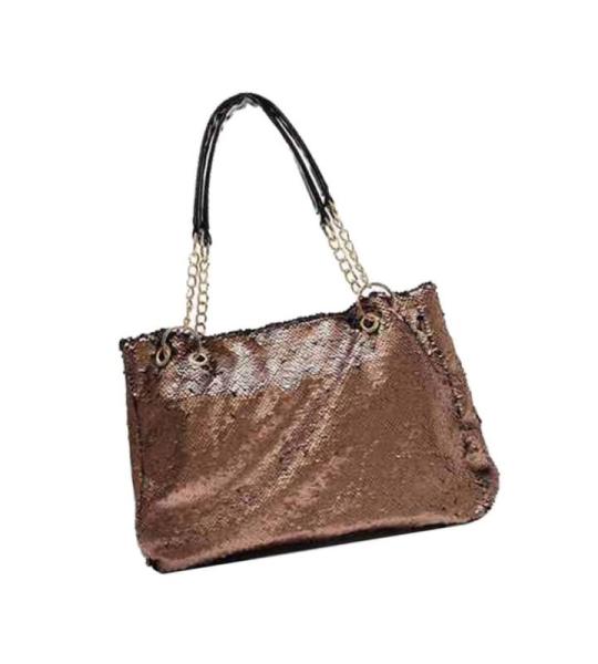HAPINARY Vintage crossbody-tassen voor zwarte crossbody portemonnees voor pluizige schoudertas grote capaciteit kettingtas schoudertas sequenties draagtas dagelijks