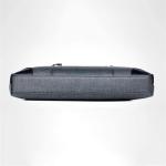 CHDWEY Umhängetaschen für Herren Canvas Leder Messenger Bag, Herren Aktentasche für Reisebürogeschäft, passend für 14 Zoll Laptop (Schwarz, Blau) Geeignet für Arbeit/Schule/