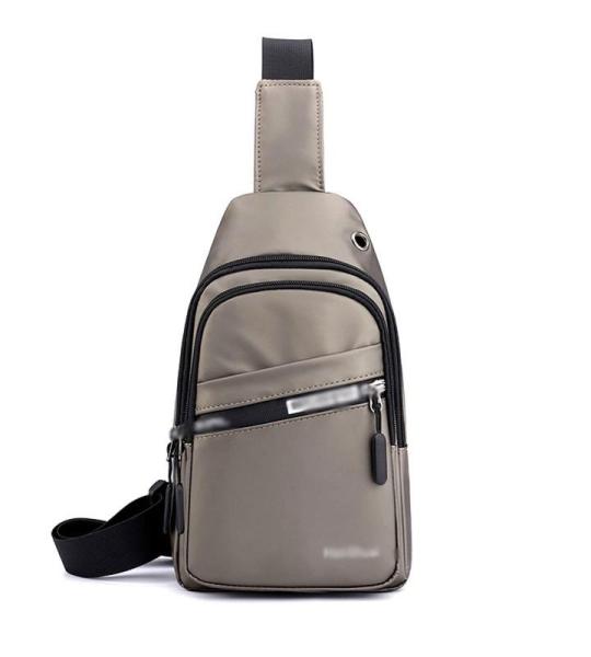 CHDWEY Umhängetaschen für Herren Männer Tasche Geschäft Brusttasche Reise Umhängetasche Messenger Bag Nylon wasserdichte Männer Crossbody Tasche Reise Rucksäcke(Khaki)