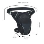 YDYAENIO Motorrad Beintasche Herren Beintasche for Männer und Frauen, Oberschenkeltasche mit Beingurt, wasserdichte Gürteltasche(Deep Blue)