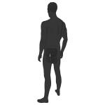 , Journey Schoudertas voor heren, zwart, 21,5 x 11 x 26, Schoudertas