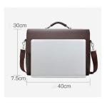 CHDWEY Umhängetaschen für Herren Handtaschen mit Leder Aktentaschen Laptop Handtasche Herren Business Office Crossbody Bag Messenger Umhängetaschen für Männer(2)