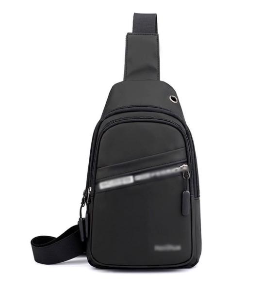 CHDWEY Umhängetaschen für Herren Männer Tasche Geschäft Brusttasche Reise Umhängetasche Messenger Bag Nylon wasserdichte Männer Crossbody Tasche Reise Rucksäcke(Black)