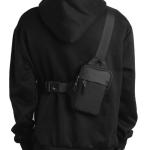 DONGKER Kleine schoudertas, waterdichte sling chst crossbody tas, schoudertas, borstzak om te hangen, klein, voor heren, dames, jongeren