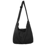 X SIM FITNESSX Unisex corduroy tas schoudertas grote dames shopper tas fashion stoffen tas voor dagelijks gebruik / kantoor / school / reizen, zwart, Retro