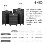 COOLIFE Harde koffer trolley rolkoffer reiskoffer ardschaal Boardcase handbagage met TSA-slot en 4 wielen, appelgroen, Premium koffer
