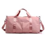 CHDWEY Umhängetaschen für Herren Outdoor Große Sporttasche for Frauen Fitness Nass Trockene Männer Gymnastasche Rosa wasserdichte Reise Training Tasche Schuhe Yoga Matt Tasche(