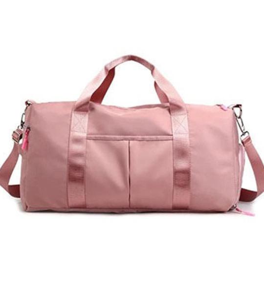 CHDWEY Umhängetaschen für Herren Outdoor Große Sporttasche for Frauen Fitness Nass Trockene Männer Gymnastasche Rosa wasserdichte Reise Training Tasche Schuhe Yoga Matt Tasche(