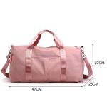CHDWEY Umhängetaschen für Herren Outdoor Große Sporttasche for Frauen Fitness Nass Trockene Männer Gymnastasche Rosa wasserdichte Reise Training Tasche Schuhe Yoga Matt Tasche(