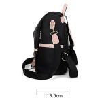Rugzak voor dames, rugzak voor dames, leer, elegant, anti-diefstal, rugzak, tas, 2-in-1, handtas, schoudertas, schooltas, casual, reisrugzak, dames, schoudertassen, klein, Z1a-rood