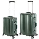 Travelhouse London T1169 Hardshell koffer met aluminium frame, verschillende maten en kleuren London T1169, groen