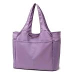 CHDWEY Umhängetaschen für Herren Frauen Sport Fitness Bag Oxford Yoga Gym Reise Duffle Handtasche wasserdichte Große Kapazität Schulter Wochenende Tasche Yoga Matte Tasche(Purp