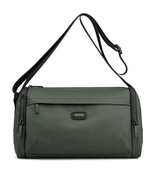 CHDWEY Umhängetaschen für Herren Männer Umhängetasche Crossbody Tasche wasserdichte Nylon Kurzurlaub Mann Messenger Bag Hohe Qualität Männliche Geldbörsen Handtaschen(Green)
