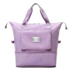 CHDWEY Umhängetaschen für Herren Große Kapazität Falten Reisetaschen wasserdichte Tote Handtasche Reisen Duffle Bags Multifunktionale Frauen Reisetaschen Dropshipping(Purple)
