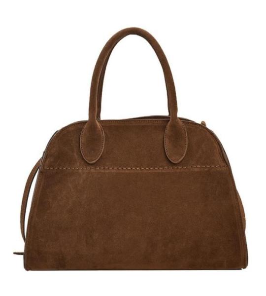 Suede Hobo Tas voor Vrouwen, Vintage Tote Bag voor Vrouwen, Suède Tote Bag met Compartments Hobo Slouch Bag, Handtassen, Fashion Retro Schoudertas, bruin