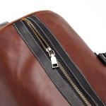 CHDWEY Umhängetaschen für Herren Großvolumige Herrenhandgepäcktasche, Retro Crazy Horse Leder Business Travel Bag, einzelne Schulter-Messenger Bag Outdoor Freizeit Fitness-Tasc