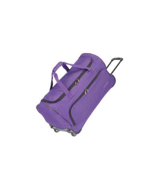 Travelite Basics Fresh reistas met wieltjes, 71 cm, lila, reistas met wieltjes