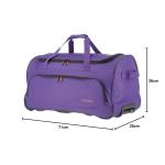 Travelite Basics Fresh reistas met wieltjes, 71 cm, lila, reistas met wieltjes