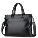 CHDWEY Umhängetaschen für Herren Herren 14-Zoll-Laptop-Tasche Aktentasche Geschäftsleute Handtasche Schultertasche Messenger Bag(Black)