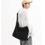 Schoudertas voor dames, grote shopper, tote bag, schoudertas, casual crossbody tas met verstelbare schouderriem, voor school, kantoor, werk, reizen, uitstapjes, winkelen, zwart