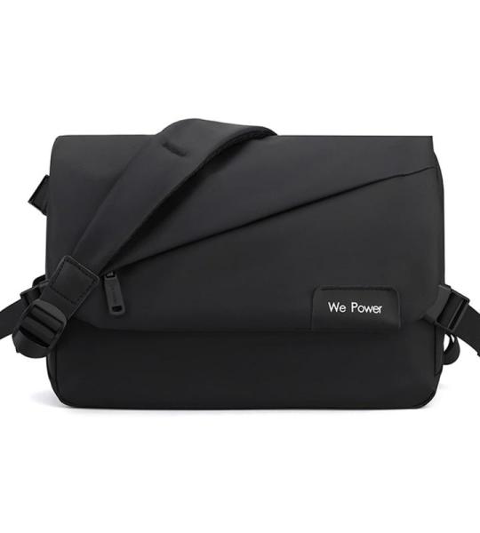 FANDARE Ultralichte schoudertas voor heren, schoudertas, hangtas, werktas, nylon messenger bag voor dagelijks gebruik, vrije tijd, werk, kantoor, reizen, school, waterdichte heren 